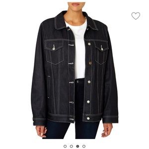 WeWoreWhat denim jacket with contrast stitching - size small